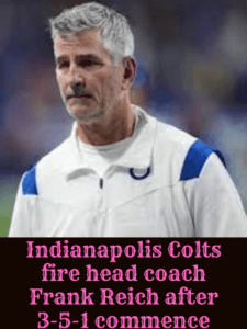 Indianapolis Colts fire head coach Frank Reich after 3-5-1 commence (1)